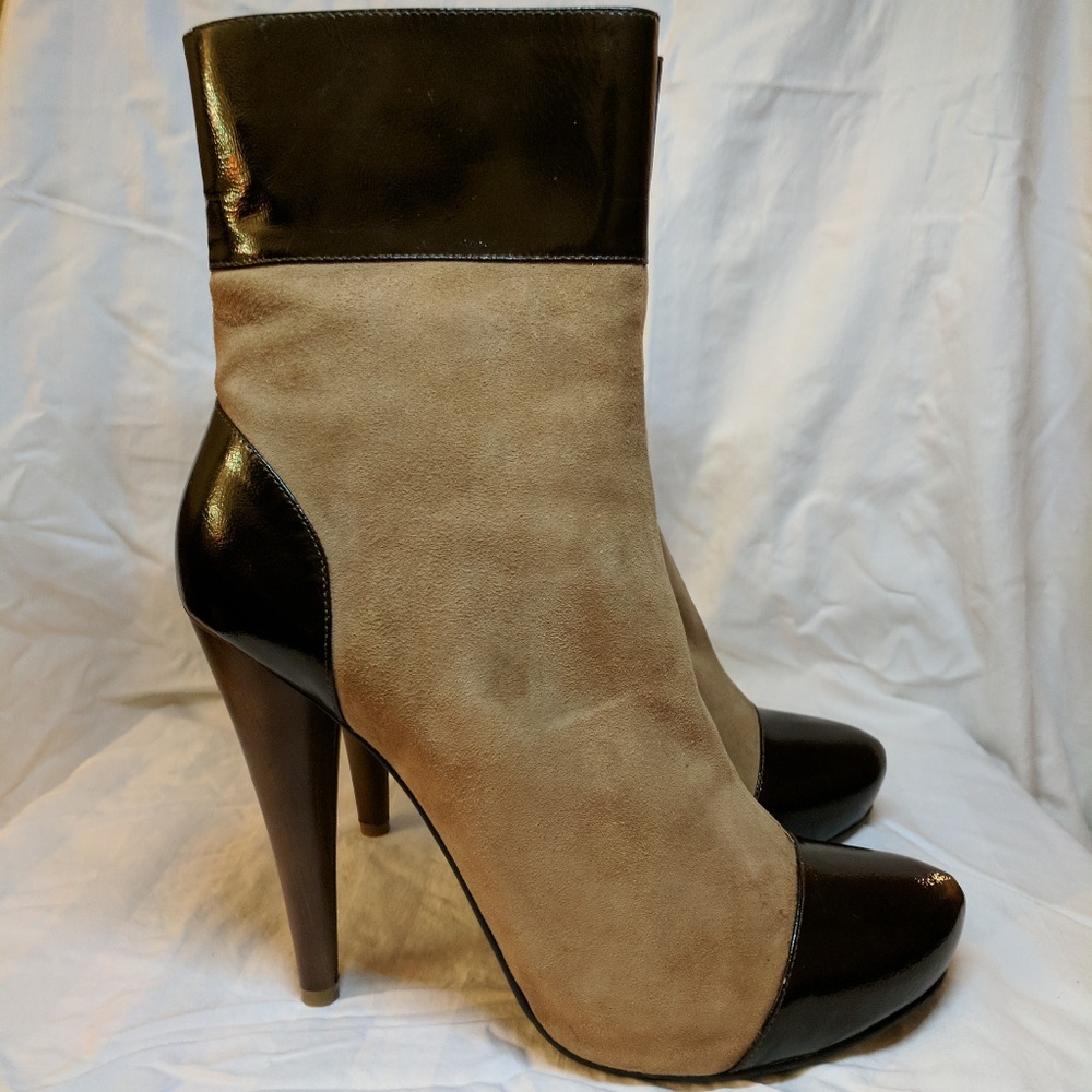Gabriella Rocha Sienna Leather/Suede Heel Boots